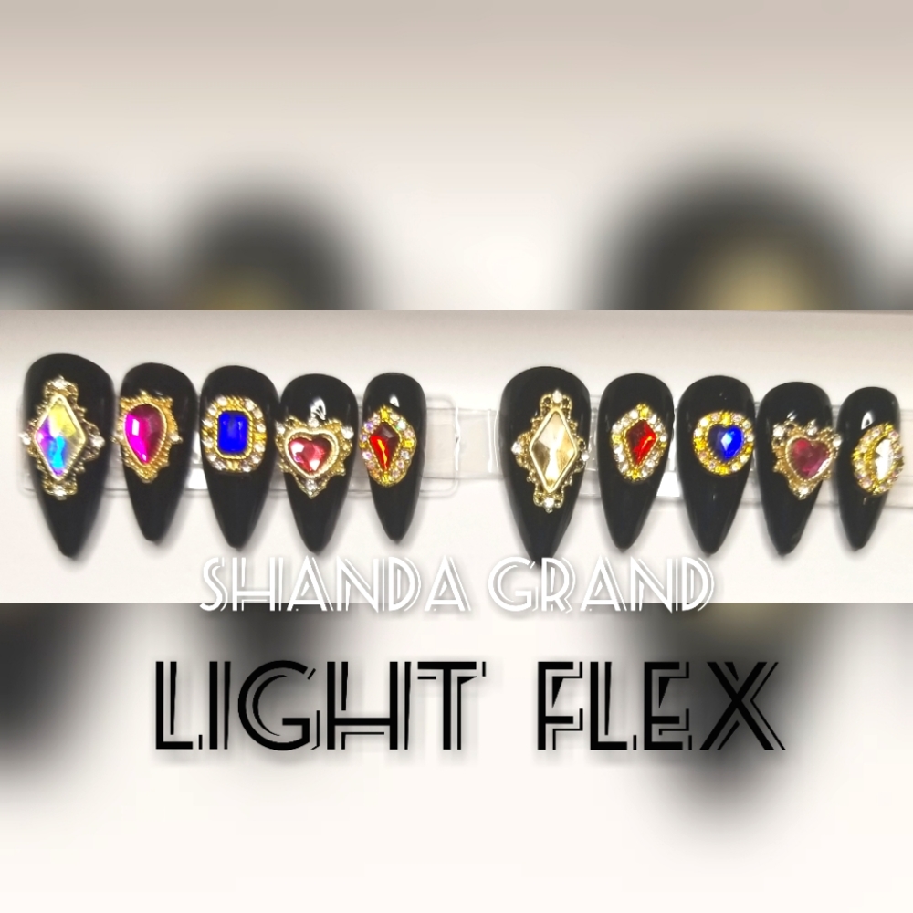 Lux Press-On Nails(Short Stiletto)